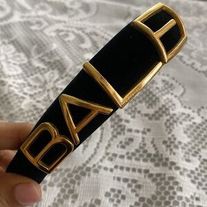 Vintage rare velvet balenciaga headband